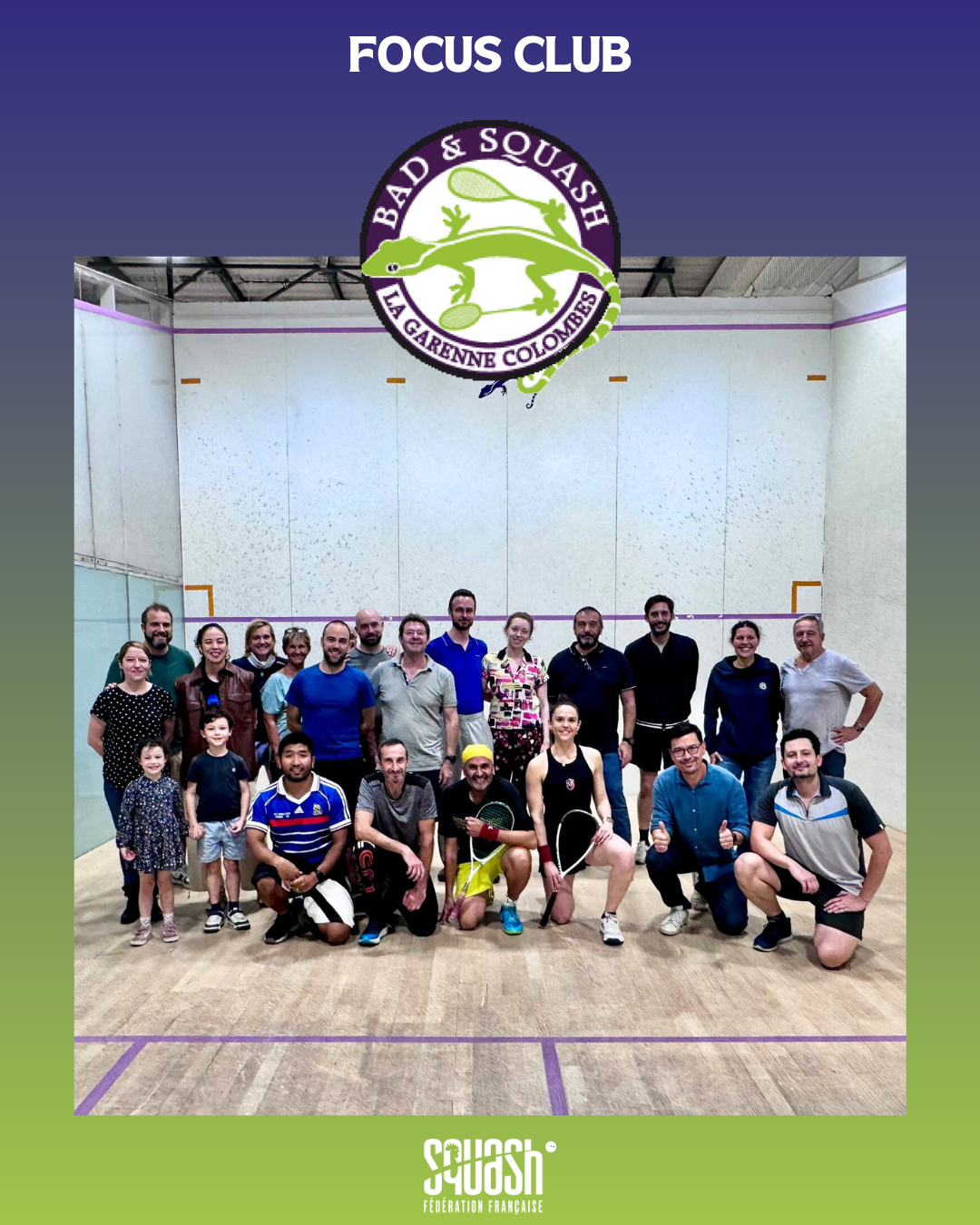 FOCUS CLUB #4 : BAD & SQUASH LA GARENNE-COLOMBES
